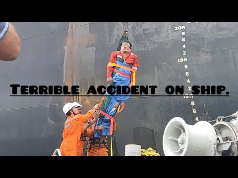 There was a terrible accident on this ship,And see how we rescued him. #ship #accident #trending