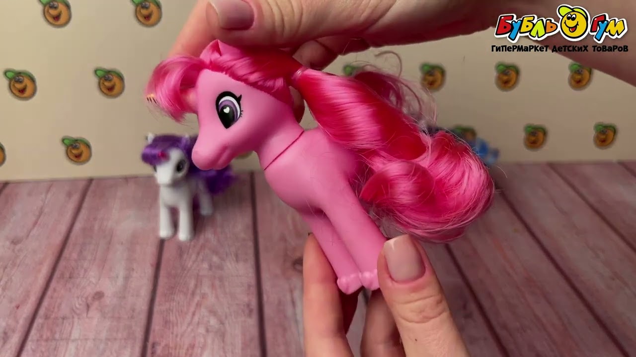 Игрушка ZURU Пони-единорог с длинной гривой 10см с 3лет в ассортименте - видео Игрушка ZURU Пони-единорог с длинной гривой 10см с 3лет в ассортименте - видео