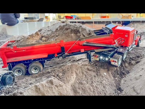 BRAND NEW RC TRUCKS AND EXCAVATORS GET DIRTY, VINTAGE TRUCKS, MEGA RC RIGS!