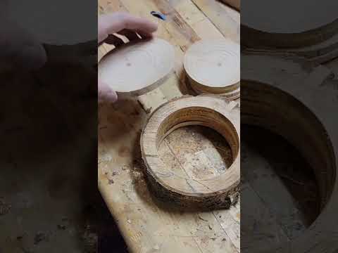 Making Live Edge Coasters // Woodworking #carpentry #diy #maker #woodworking #wood #handmade #craft