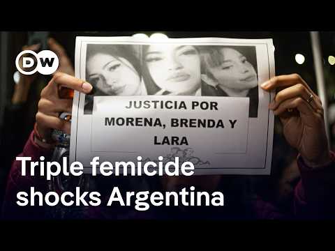 YouTube video thumbnail: Argentina Outraged After Cartel Livestreams Triple Femicide