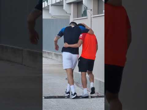 직캠) 경기전 코리안 더비, 나폴리 김민재선수와 마요르카 이강인선수의 다정한 모습!