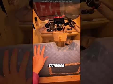 Ella convirtió su auto en un hogar 😳