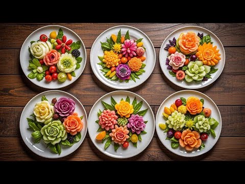 🥒If You Don’T Know How To Make A New Year’S Fruit And Vegetable Plate, You Can Learn How