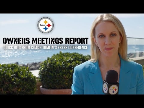 NFL Owners Meetings Report: Tomlin Press Conference (Mar. 28) | Pittsburgh Steelers video clip