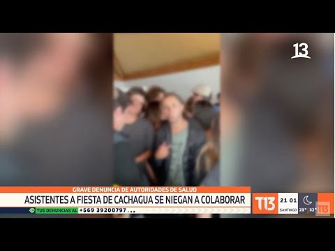 Asistentes a fiesta de Cachagua se niegan a colaborar