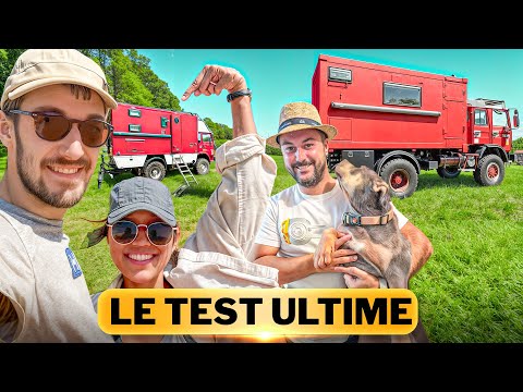 Premier voyage en camion avec @justinetbee ! Ça commencé très mal!