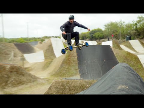 How to ride dirt jumps on a Mountainboard