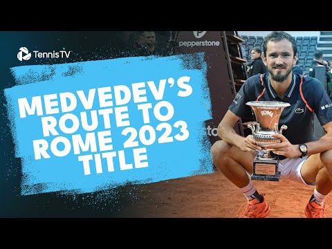 Daniil Medvedev's Route to the Rome 2023 Title!