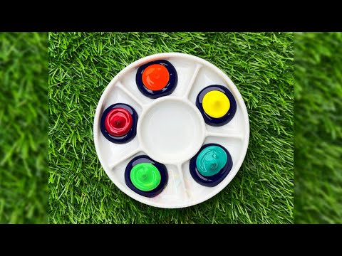 Guess The Final Mixed Color? #satisfying #colormixing #asmr #aksatisfy