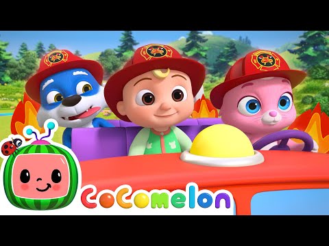 NEW! Wally’s Fire Truck Song 🚒🐶 | Rescue Adventure with JJ | CoComelon Nursery Rhymes & Kids Songs