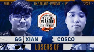 Xian (Dee Jay) vs. Cosco (Blanka) - Top 8 - World Warrior Asia Southeast 1