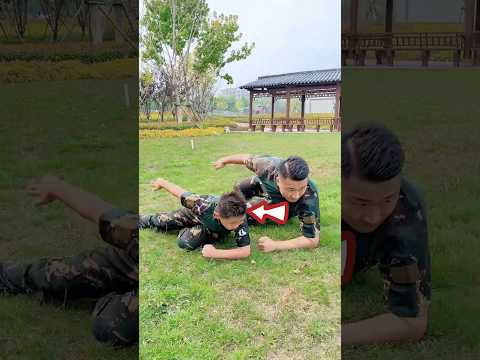 10 साल का बच्चा army की ट्रैनिंग ले रहा है🤯 #shortsfeed #shorts