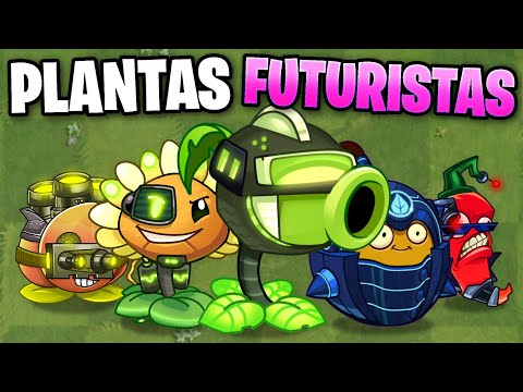 Plantas Vs Zombies 2 PERO con +40 PLANTAS FUTURISTAS.