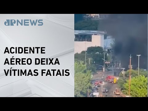 Queda de avião na Barra Funda deixa ao menos dois mortos