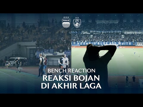 Akhir Laga yang Menegangkan, Bojan Hodak Bereaksi Dari Tribun | Bench Reaction vs PSM Makassar