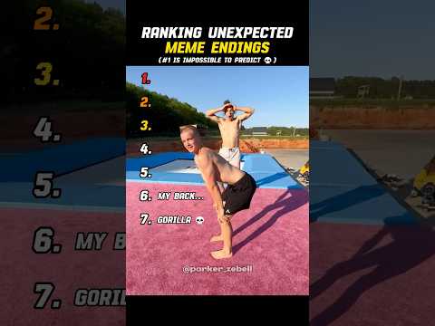 Ranking Most Unexpected Meme Endings 💀 #ranking #memes #funny #tiktok