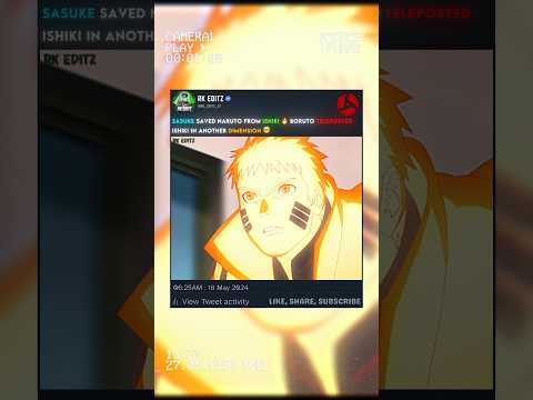 SASUKE SAVED NARUTO FROM ISHIKI ๐ฅถ๐ฅ