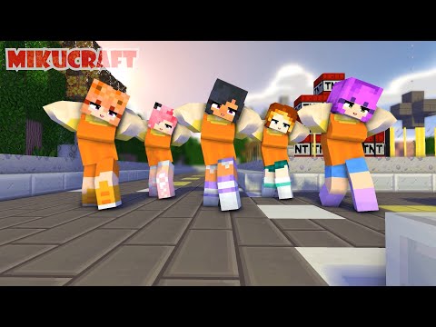 caramell dansen wolf aphmau tutu kc, mia, aphmau and friends - minecraft animation