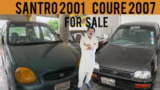 Hyndai santro 2001 and coure 2007 for sale