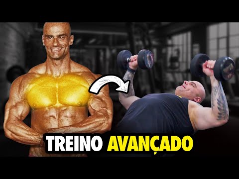 Treino de peito para AVANÇADOS *iniciantes, NÃO façam*