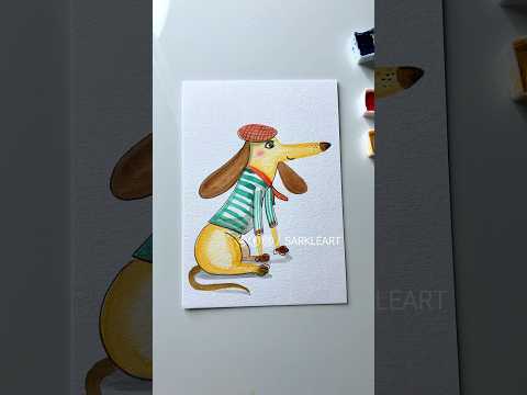 How to draw doggy boss #kids easy art