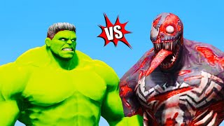HULK vs ZOMBIE VENOM - Epic Battle in GTA 5! Who Will Win?
