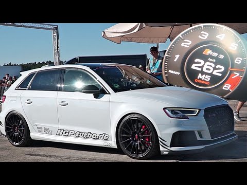 Audi RS3 HGP Tuning Acceleration 0-100 / 0-200