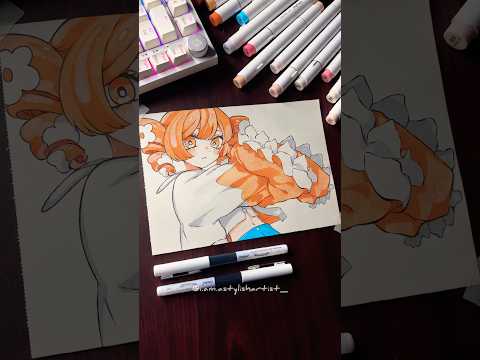 Drawing Kasane Teto PPPP ?! ๐โจ #creativeart #ใคใฉในใ #hatsunemiku #ใขใใก
