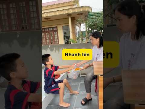 Mẹ đổ nhanh lên #shorts  #mecon #haihuoc #vuichoicungcon #funny