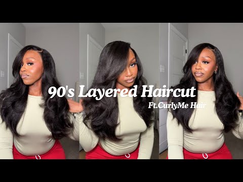 🎊𝐂𝐡𝐫𝐢𝐬𝐭𝐦𝐚𝐬 𝐓𝐡𝐞 𝐅𝐢𝐫𝐬𝐭 𝐜𝐡𝐨𝐨𝐬𝐞🎄|SUPER DETAILED 90s LAYER CUT & BOMBSHELL CURLS TUTORIAL✨