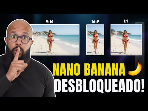NANO BANANA DESBLOQUEADO: Controle o Formato das Imagens no GEMINI