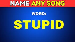 Song Association Game 🎵 How Many Songs Can You Name? | Name a Song With the Word