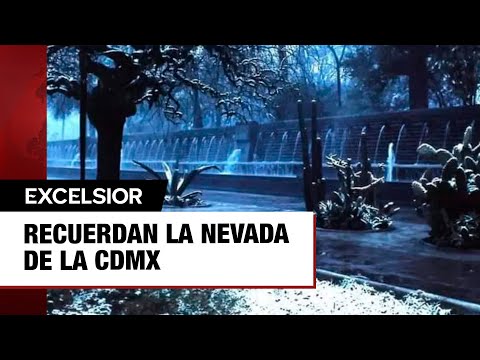 Recuerdan la nevada que pintó de blanco la CDMX el 11 de enero de 1967