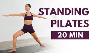 20 MIN STANDING PILATES 🔥 BURN FAT FAST & SLIM BODY (No Equipment)