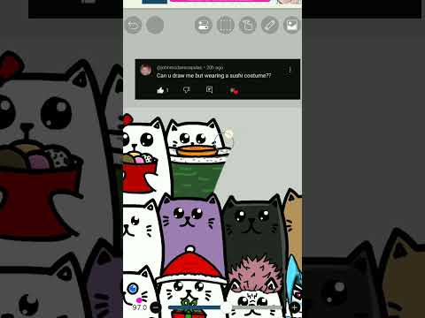 Who's next? #shorts #cute #cats #art #digitalart #drawing #paint #ibispaintx