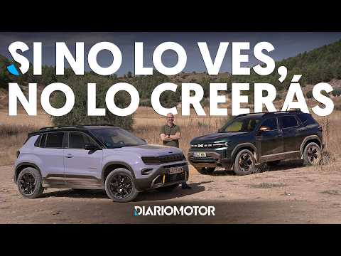 ¡No lo hagas con tu coche!: comparativa 4x4 Jeep Avenger 4xe vs Dacia Duster 4x4 con vencedor al KO