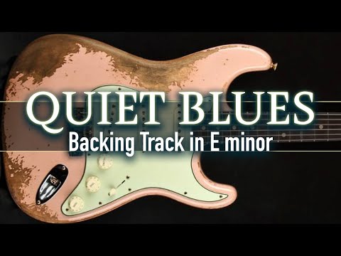 Slow Quiet Blues Backing track in E minor | SZBT 1069