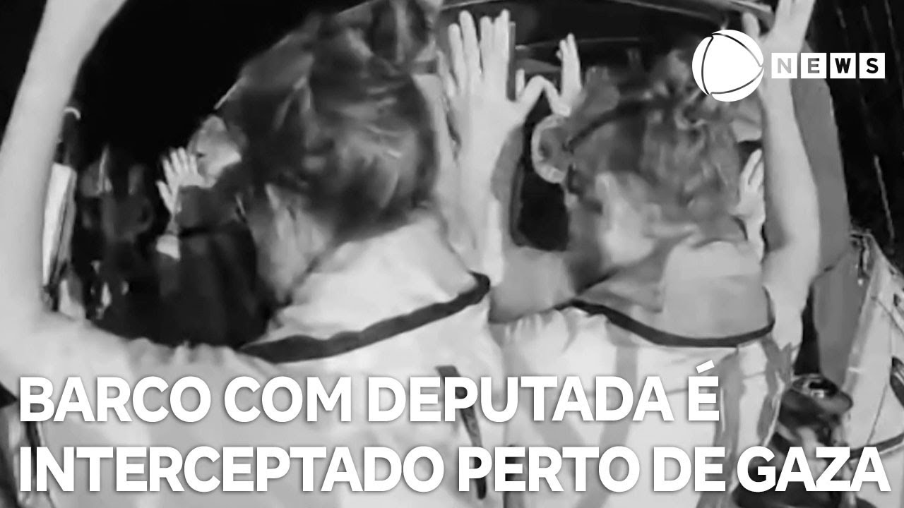 Barco com deputada brasileira é interceptado perto de Gaza
