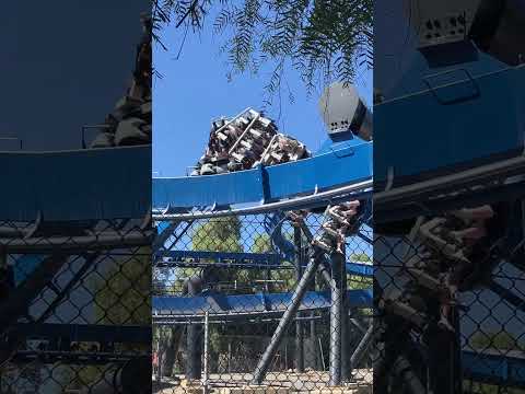 Off-Ride Batman At Six Flags Magic Mountain #rollercoasters #sixflagsmagicmountain #sixflags #ride