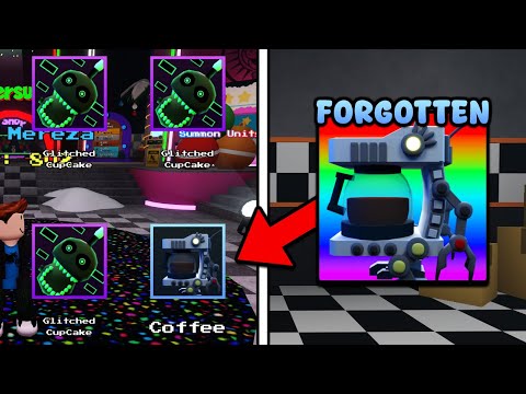 OTWORZYŁEM x300 PREZENTÓW i TRAFIŁEM NOWĄ FORGOTTEN POSTAĆ "COFFEE" w FNAF TOWER DEFENSE ROBLOX