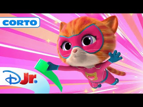 SUPERKITTIES SUPERAVENTURAS: La “gatupenda” fiesta de Ginny 🎊 | @DisneyJuniorES