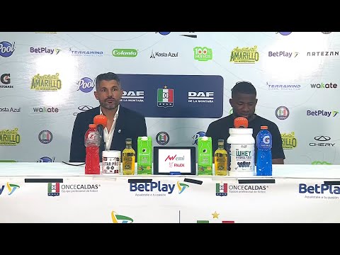 El DT Javier Gandolfi y Harlen Castillo, TRAS EL TRIUNFO DEL VERDE ANTE Onca Caldas...