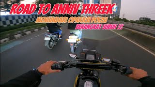 ROAD TO ACARA ANNIV THREEK KARAWANG !!! BAWA SI YT PERDANA LARI JAUH 💨💨