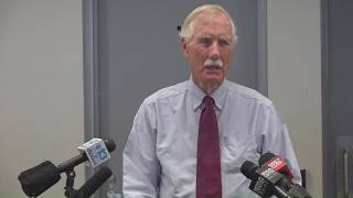 YouTube video thumbnail: Sen. King: Evidence in Connection With Fatal ICE Shooting in Biddeford Should be Public