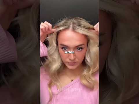 🌸 Soft Girl Hair Tutorial  Flower Clip Look That’s Going Viral!