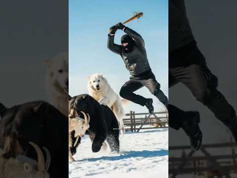 ⚠️American Black Bear Attacks Goat – The Hero Will Surprise You! #animalrescue