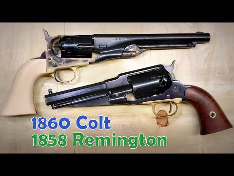 Shooting the 1860 Colt & 1858 Remington .44 Cal. Black Powder Revolvers - Dirty, Messy & Fun!