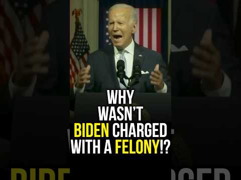 Why Wasn’t Biden Charged With a Felony!?