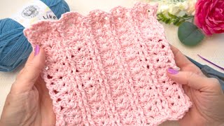 CROCHET this SHELL STITCH Right Handed!